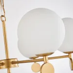 Подвесная люстра Favourite Absolute 2928-6P Цвет арматуры золото Цвет плафонов белый от ImperiumLoft