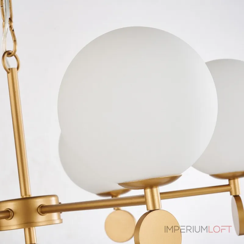 Подвесная люстра Favourite Absolute 2928-6P Цвет арматуры золото Цвет плафонов белый от ImperiumLoft Подвесная люстра Favourite Absolute 2928-6P Цвет арматуры золото Цвет плафонов белый от ImperiumLoft