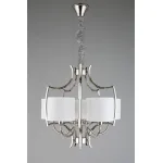 Подвесная люстра Aployt Zidoni APL.737.06.05 Цвет арматуры хром Цвет плафонов белый от ImperiumLoft