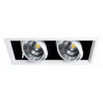 Встраиваемый светильник Arte Lamp Merga A8450PL-2WH Цвет арматуры Белый от ImperiumLoft