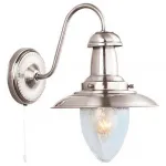 Бра Arte Lamp Fisherman A5518AP-1SS Цвет арматуры серебро Цвет плафонов прозрачный от ImperiumLoft
