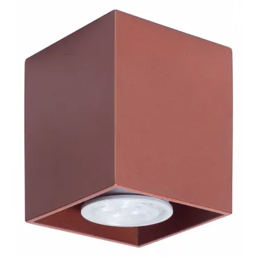 Накладной светильник TopDecor Tubo 8 SQ Tubo8 SQ P1 20 Цвет арматуры медь Накладной светильник TopDecor Tubo 8 SQ Tubo8 SQ P1 20 Цвет арматуры медь