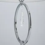 Настольная лампа декоративная Eurosvet Madera 01055/1 хром/прозрачный хрусталь Strotskis от ImperiumLoft