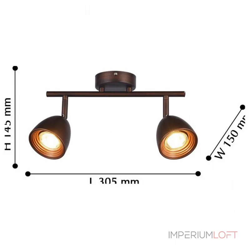 Спот F-promo Allegra 2394-2U Цвет арматуры черный Цвет плафонов черный от ImperiumLoft Спот F-promo Allegra 2394-2U Цвет арматуры черный Цвет плафонов черный от ImperiumLoft