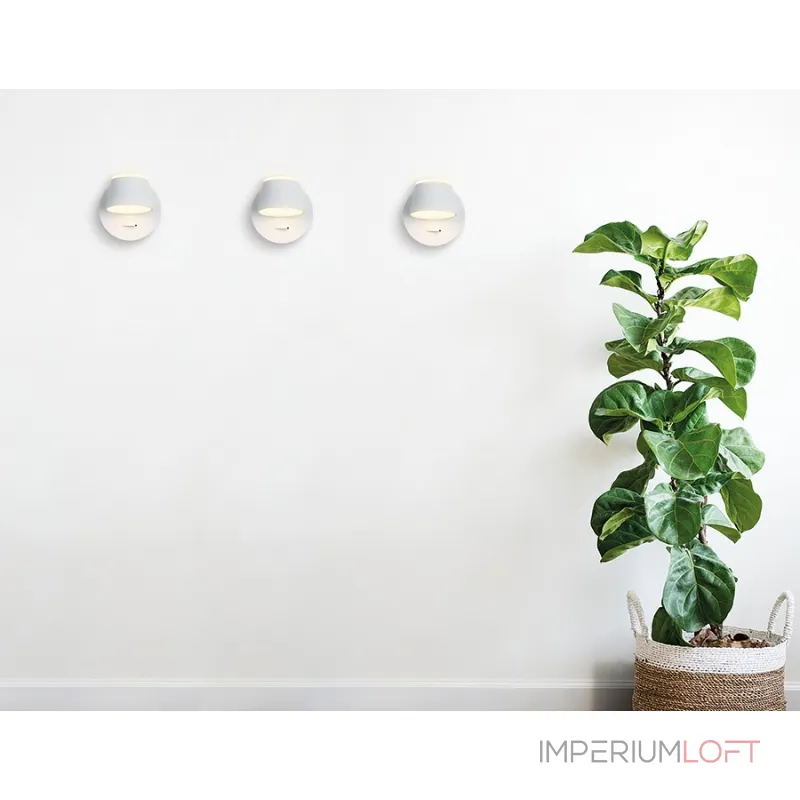 Бра Ambrella Sota 7 FW166 Цвет арматуры белый Цвет плафонов белый от ImperiumLoft Бра Ambrella Sota 7 FW166 Цвет арматуры белый Цвет плафонов белый от ImperiumLoft