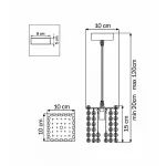 Подвесной светильник Lightstar Cristallo 795412 