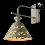 Бра Arte Lamp Kensington A1511AP-1WG Цвет арматуры белый Цвет плафонов белый от ImperiumLoft