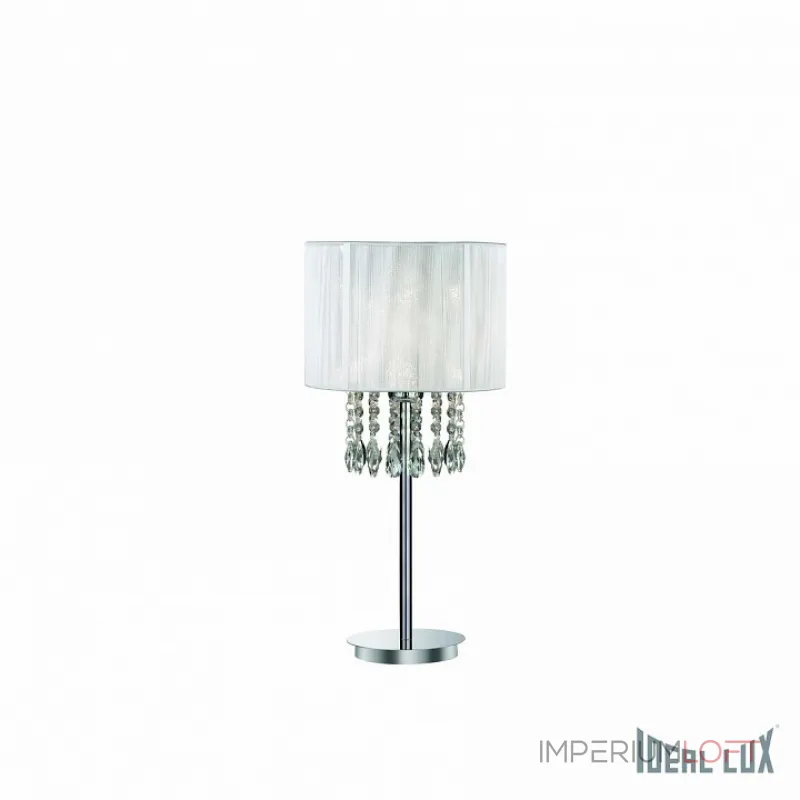 Настольная лампа декоративная Ideal Lux Opera OPERA TL1 BIANCO Цвет арматуры хром от ImperiumLoft Настольная лампа декоративная Ideal Lux Opera OPERA TL1 BIANCO Цвет арматуры хром от ImperiumLoft