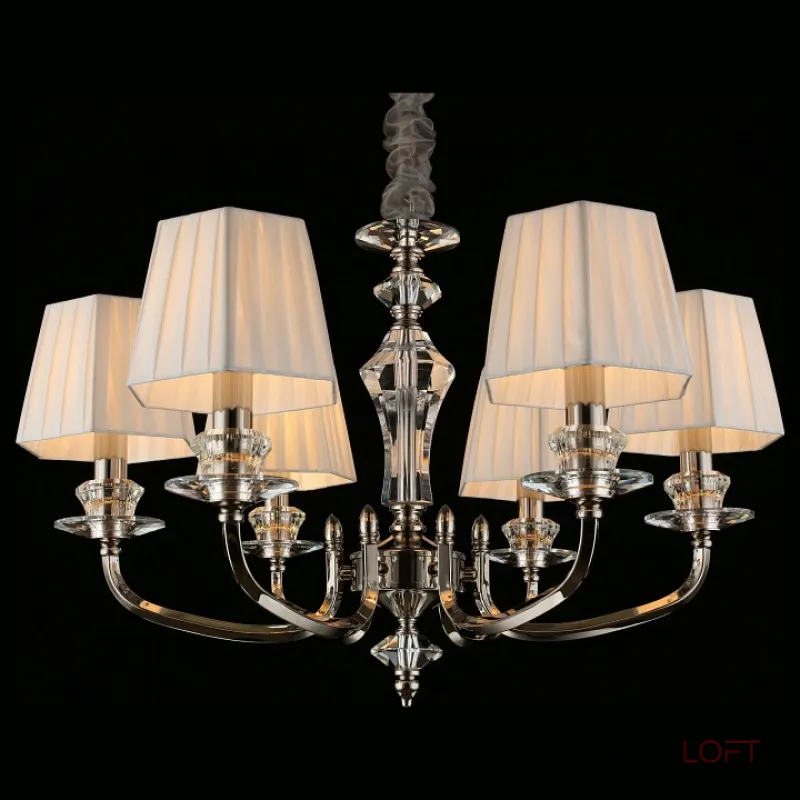 Подвесная люстра Aployt Jula APL.707.03.06 Цвет арматуры хром Цвет плафонов белый от ImperiumLoft Подвесная люстра Aployt Jula APL.707.03.06 Цвет арматуры хром Цвет плафонов белый от ImperiumLoft