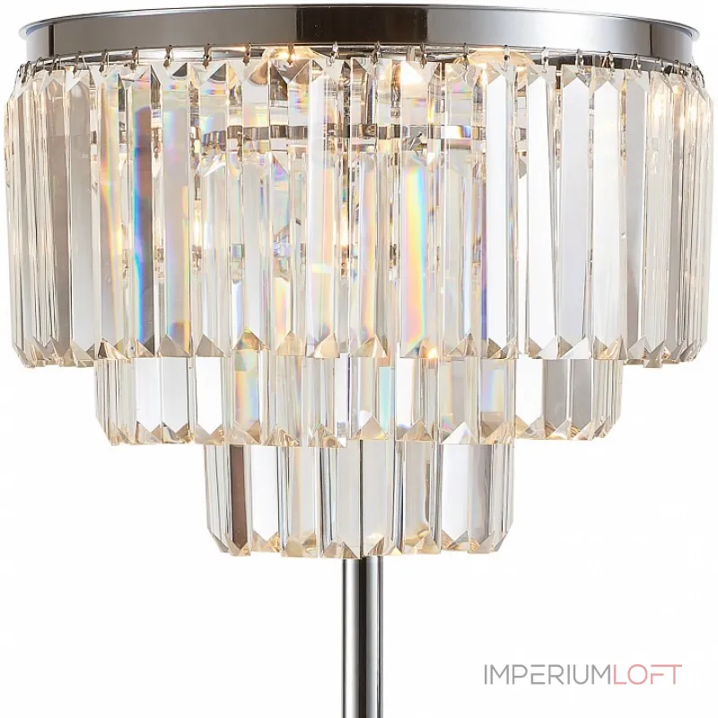 Торшер Divinare Nova 3001/02 PN-6 Цвет плафонов прозрачный Цвет арматуры хром от ImperiumLoft