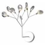 Бра ST-Luce Riccardo SL411.111.09 Цвет арматуры серебро Цвет плафонов серый от ImperiumLoft