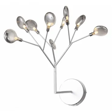 Бра ST-Luce Riccardo SL411.111.09 Цвет арматуры серебро Цвет плафонов серый