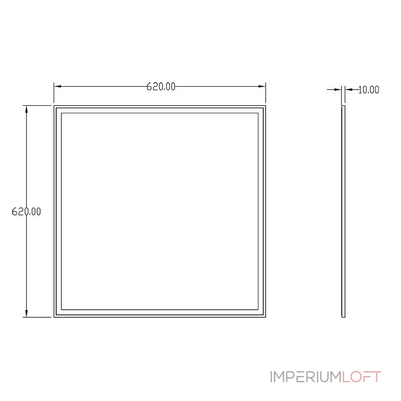 Светильник для потолка Армстронг Deko-Light 100032 Цвет арматуры белый Цвет плафонов белый от ImperiumLoft