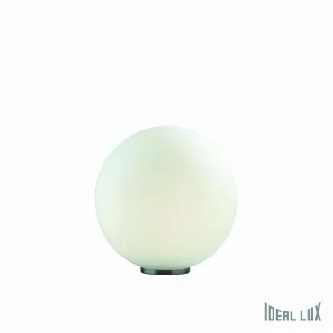 Настольная лампа декоративная Ideal Lux Mapa MAPA BIANCO TL1 D40 Цвет арматуры хром Настольная лампа декоративная Ideal Lux Mapa MAPA BIANCO TL1 D40 Цвет арматуры хром