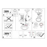 Комплект из 3 встраиваемых светильников Eglo ПРОМО Peneto 94236 Цвет арматуры хром от ImperiumLoft