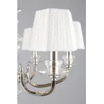 Подвесная люстра Aployt Jula APL.707.03.06 Цвет арматуры хром Цвет плафонов белый от ImperiumLoft