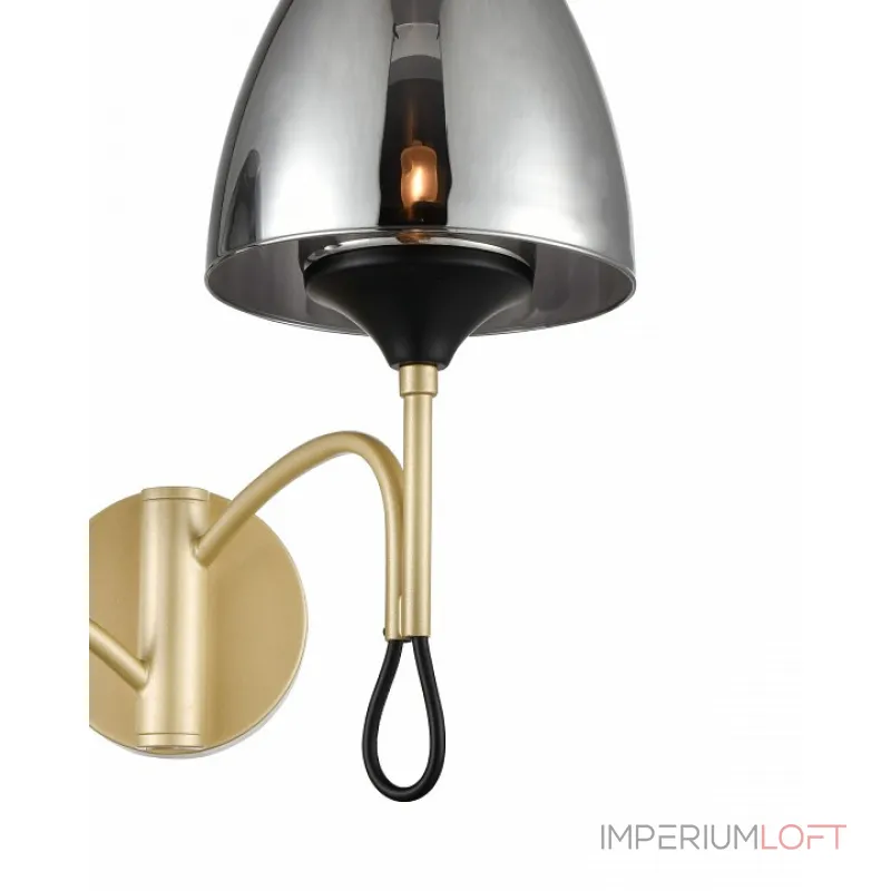 Бра Vele Luce Oro VL5654W22 Цвет арматуры Желтый Цвет плафонов Серый от ImperiumLoft Бра Vele Luce Oro VL5654W22 Цвет арматуры Желтый Цвет плафонов Серый от ImperiumLoft