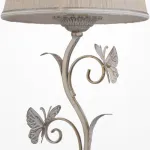 Настольная лампа декоративная Rivoli Farfalla T1 WG Б0038413 Цвет арматуры золото Цвет плафонов кремовый от ImperiumLoft