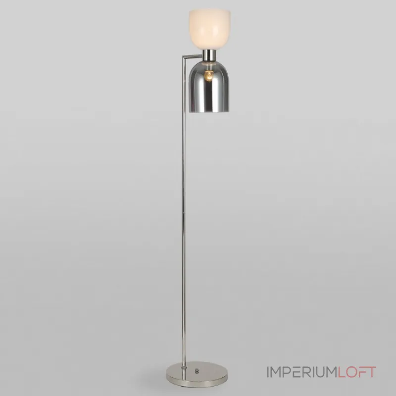 Торшер Eurosvet Tandem 01085/2 Цвет плафонов серый Цвет арматуры никель от ImperiumLoft Торшер Eurosvet Tandem 01085/2 Цвет плафонов серый Цвет арматуры никель от ImperiumLoft