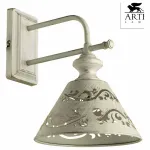 Бра Arte Lamp Kensington A1511AP-1WG Цвет арматуры белый Цвет плафонов белый от ImperiumLoft