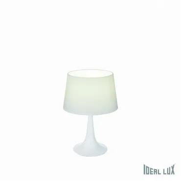 Настольная лампа декоративная Ideal Lux London LONDON TL1 SMALL BIANCO Цвет арматуры белый Настольная лампа декоративная Ideal Lux London LONDON TL1 SMALL BIANCO Цвет арматуры белый