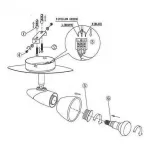 Бра Globo Novara 5449-1 Цвет арматуры золото Цвет плафонов кремовый от ImperiumLoft