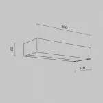 Накладной светильник Maytoni Lot O428WL-L20GF3K от ImperiumLoft