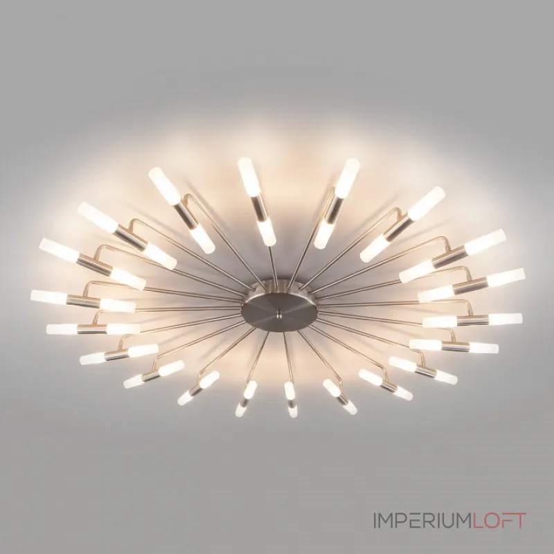 Потолочная люстра Bogate's Bastone 553 Цвет арматуры никель Цвет плафонов белый от ImperiumLoft Потолочная люстра Bogate's Bastone 553 Цвет арматуры никель Цвет плафонов белый от ImperiumLoft