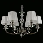 Подвесная люстра Aployt Jula APL.707.03.06 Цвет арматуры хром Цвет плафонов белый от ImperiumLoft