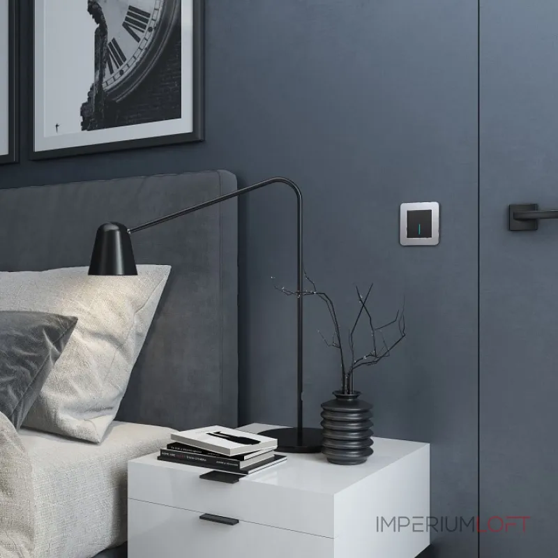 Рамка на 1 пост Werkel Platinum алюминий W0012606 от ImperiumLoft