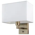 Бра Arte Lamp Hall A9248AP-1AB Цвет арматуры бронза Цвет плафонов белый от ImperiumLoft