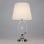 Настольная лампа декоративная Eurosvet Madera 01055/1 хром/прозрачный хрусталь Strotskis от ImperiumLoft
