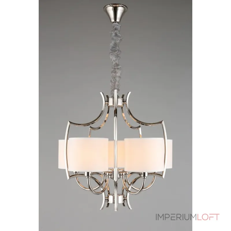 Подвесная люстра Aployt Zidoni APL.737.06.05 Цвет арматуры хром Цвет плафонов белый от ImperiumLoft Подвесная люстра Aployt Zidoni APL.737.06.05 Цвет арматуры хром Цвет плафонов белый от ImperiumLoft