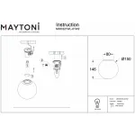Накладной светильник Maytoni Basic form MOD321WL-01W2 от ImperiumLoft