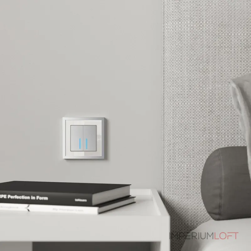 Рамка на 1 пост Werkel Baguette белый/серебро W0012850 от ImperiumLoft