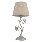 Настольная лампа декоративная Rivoli Farfalla T1 WG Б0038413 Цвет арматуры золото Цвет плафонов кремовый от ImperiumLoft