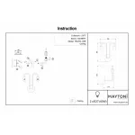 Бра Maytoni Gilbert T532WL-02B Цвет арматуры черный от ImperiumLoft