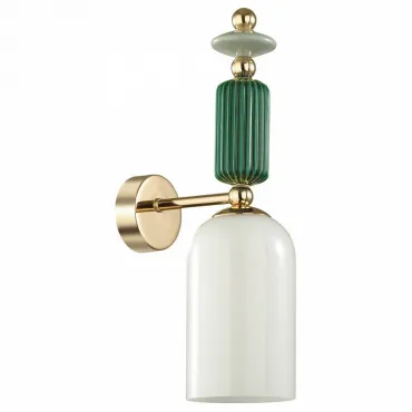 Бра Odeon Light Candy 1 4861/1W Цвет плафонов белый Цвет арматуры золото