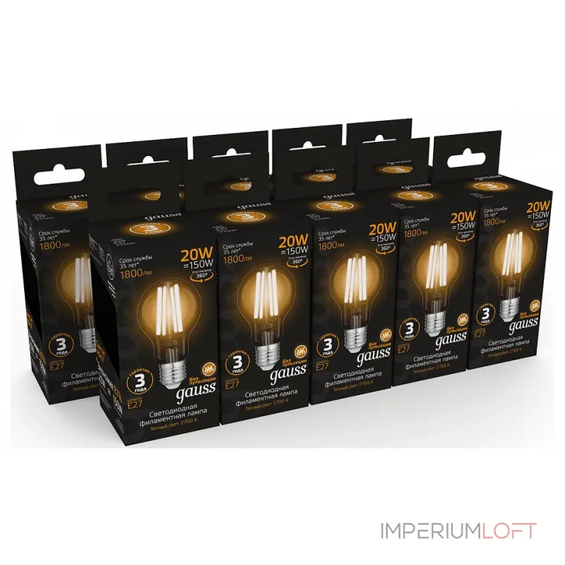 Лампа светодиодная Gauss Filament 102902120 от ImperiumLoft Лампа светодиодная Gauss Filament 102902120 от ImperiumLoft