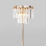 Торшер Eurosvet Elegante 01137/3 золото/прозрачный хрусталь Strotskis от ImperiumLoft