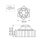 Подвесная люстра Lightstar Nubi 802160