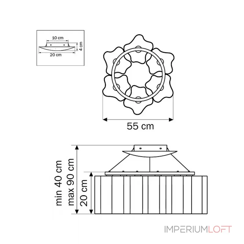 Подвесная люстра Lightstar Nubi 802160