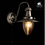 Бра Arte Lamp Fisherman A5518AP-1SS Цвет арматуры серебро Цвет плафонов прозрачный от ImperiumLoft