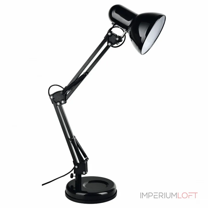 Настольная лампа офисная Arte Lamp Junior A1330LT-1BK Цвет арматуры черный Цвет плафонов черный от ImperiumLoft Настольная лампа офисная Arte Lamp Junior A1330LT-1BK Цвет арматуры черный Цвет плафонов черный от ImperiumLoft