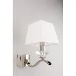 Бра Aployt Emilia APL.723.01.01 Цвет арматуры никель Цвет плафонов белый от ImperiumLoft