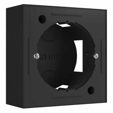 Короб накладной для розетки Werkel черный W8000008 Короб накладной для розетки Werkel черный W8000008