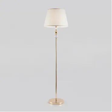 Напольный светильник с тканевым абажуром 01072/1 золото Напольный светильник с тканевым абажуром 01072/1 золото