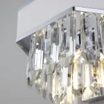 Накладной светильник Bogate's Pelle 329/2 Strotskis Цвет арматуры хром Цвет плафонов белый от ImperiumLoft