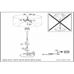 Торшер Eglo ПРОМО Viserbella 97647 Цвет арматуры кремовый Цвет плафонов золото от ImperiumLoft