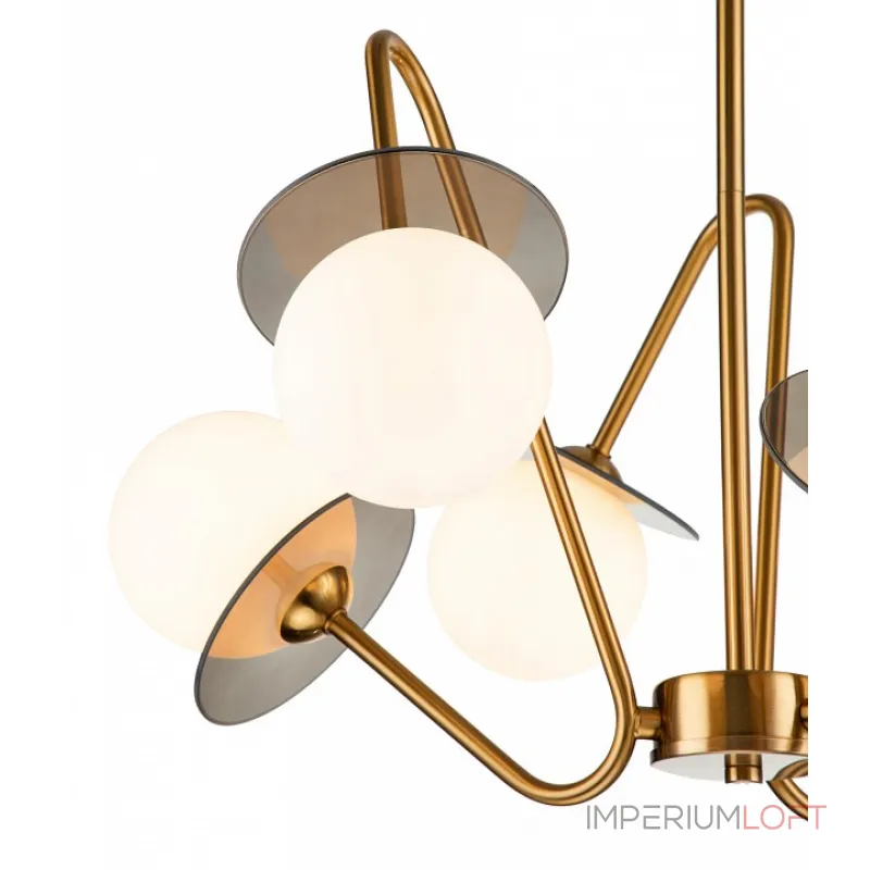 Люстра на штанге Indigo Jazz 11020/6R Brass